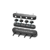 2-Piece Chevrolet Script Valve Cover Gen III/iv LS Satin Black Machined Chevrolet Gen III/iv LS Cast Aluminum Coil-Mounting Base & Integrated Coil Cover Holley