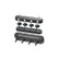 2-Piece Chevrolet Script Valve Cover Gen III/iv LS Satin Black Machined Chevrolet Gen III/iv LS Cast Aluminum Coil-Mounting Base & Integrated Coil Cover Holley
