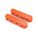 2-Piece Chevrolet Script Valve Cover Gen III/iv LS Factory Orange Machined Chevrolet Gen III/iv LS Cast Aluminum Coil-Mounting Base & Integrated Coil Cover Holley