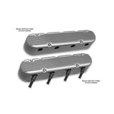 2-Piece Finned Valve Cover Gen III/iv LS Natural Chevrolet Gen III/iv LS Cast Aluminum Coil-Mounting Base & Integrated Coil Cover Holley