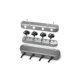 2-Piece Finned Valve Cover Gen III/iv LS Natural Chevrolet Gen III/iv LS Cast Aluminum Coil-Mounting Base & Integrated Coil Cover Holley