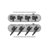 2-Piece Finned Valve Cover Gen III/iv LS Natural Chevrolet Gen III/iv LS Cast Aluminum Coil-Mounting Base & Integrated Coil Cover Holley