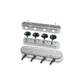 2-Piece Finned Valve Cover Gen III/iv LS Polished Chevrolet Gen III/iv LS Cast Aluminum Coil-Mounting Base & Integrated Coil Cover Holley