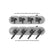 2-Piece Finned Valve Cover Gen III/iv LS Polished Chevrolet Gen III/iv LS Cast Aluminum Coil-Mounting Base & Integrated Coil Cover Holley
