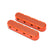 2-Piece Finned Valve Cover Gen III/iv LS Factory Orange Machined Chevrolet Gen III/iv LS Cast Aluminum Coil-Mounting Base & Integrated Coil Cover Holley