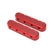 2-Piece Finned Valve Cover Gen III/iv LS Gloss Red Machined Chevrolet Gen III/iv LS Cast Aluminum Coil-Mounting Base & Integrated Coil Cover Holley