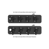 2-Piece Pontiac Style Valve Cover Gen III/iv LS Satin Black Chevrolet Gen III/iv LS Cast Aluminum Coil-Mounting Base & Integrated Coil Cover Holley