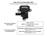 2-Piece Pontiac Style Valve Cover Gen III/iv LS Satin Black Chevrolet Gen III/iv LS Cast Aluminum Coil-Mounting Base & Integrated Coil Cover Holley