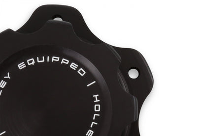 Equipped Billet Fuel Cell Cap 6-Bolt Flange Holley