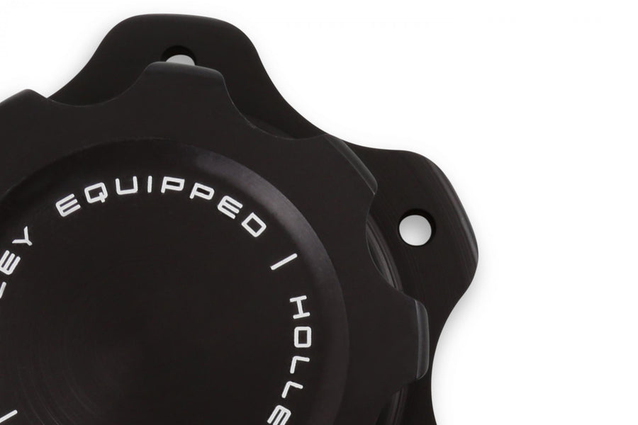 Equipped Billet Fuel Cell Cap 6-Bolt Flange Holley