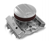 Valve Covers Vintage Series Finned SBC Polished Chevrolet Small Block with Emissions Provisions Perimeter Bolt Cast Aluminum Holley