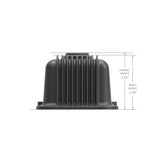 Valve Covers Vintage Series Finned SBC Satin Black Machined Chevrolet Small Block with Emissions Provisions Perimeter Bolt Cast Aluminum Holley