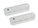 GM Licensed Valve Cover Track Series BBC Fabricated Aluminum Natural Anodized 1965-2000 Chevrolet 396-454 Big Block 1/4 Thick Billet Rail Holley