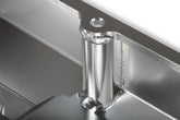 GM Licensed Valve Cover Track Series SBC Fabricated Aluminum Perimeter Bolt Silver 1958-1986 Chevrolet Small Block 283-400 Cubic Inch Flat Top Holley
