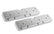LS Valve Cover Adapter Plates Small Block Chevy to LS Polished Finish Holley