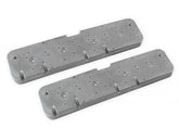 LS Valve Cover Adapter Plates Small Block Chevy to LS Natural Finish Holley