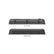 Vintage Series Finned Valve Covers BBC Satin Black Machined Chevrolet Big Block Cast Aluminum Valve Covers Stock or Stock Replacement Valvetrain Holley