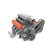 Tall LS Valve Cover with Bowtie/chevrolet Logo Factory Orange Machined Finish Includes Lengthened Hardware, OE Style Baffle System, and Billet Fill Cap Holley