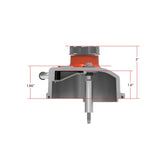Tall LS Valve Cover with Bowtie/chevrolet Logo Factory Orange Machined Finish Includes Lengthened Hardware, OE Style Baffle System, and Billet Fill Cap Holley