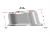 M/T Valve Covers Vintage Style Finned BBC Polished Chevrolet Big Block Cast Aluminum Holley