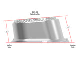 Holley M/T Valve Covers - Vintage Style - Finned - BBC - Polished 241-84