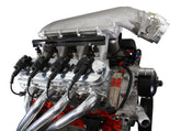 LS Valve Covers Satin Black Textured Finish Standard Height LS Valve Covers W/ Coil Mounting Posts, Cast Aluminum Satin Black Textured Finish Holley