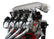 LS Valve Covers Satin Black Textured Finish Standard Height LS Valve Covers W/ Coil Mounting Posts, Cast Aluminum Satin Black Textured Finish Holley
