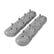 Standard Height LS Valve Covers for Dry Sump Applications Natural Cast Standard Height LS Dry Sump Valve Covers Without Oil Fill, Cast Aluminum Natural Cast Finish Holley