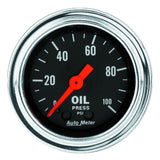 AutoMeter Traditional incandescent lighting illuminates around the perimeter of the dial 2421