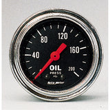 AutoMeter Traditional incandescent lighting illuminates around the perimeter of the dial 2422