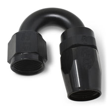 Load image into Gallery viewer, Russell Performance -6 AN Black 180 Degree Full Flow Swivel Hose End