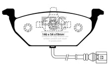 Load image into Gallery viewer, EBC 00-05 Volkswagen Beetle 2.0 Yellowstuff Front Brake Pads