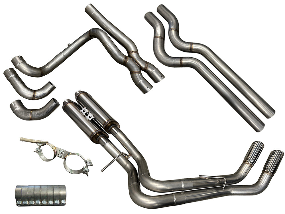 Speed Engineering Silverado & Sierra True Dual Exhaust System 1999-2006 (CREW & EXTRA CAB) "REAR EXIT" 25-1006-5 ETA 12/30/24