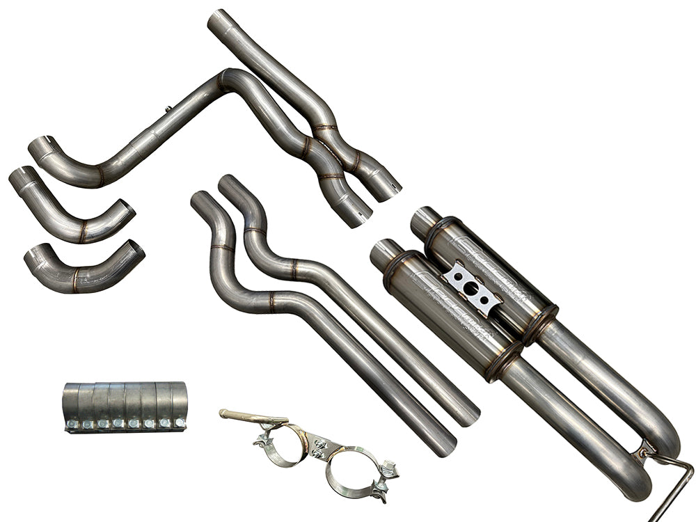 Speed Engineering Silverado & Sierra True Dual Exhaust System 1999-2006 (CREW & EXTRA CAB) "AXLE EXIT" 25-1006-6 ETA 12/30/24