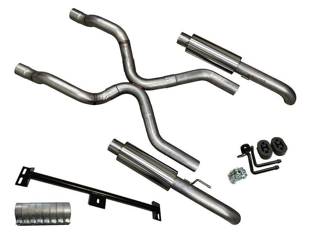 Speed Engineering C10 Truck True Dual Exhaust Kit 1973-1987 (LS & LT CONVERSION SWAP) AXLE EXIT 25-1060