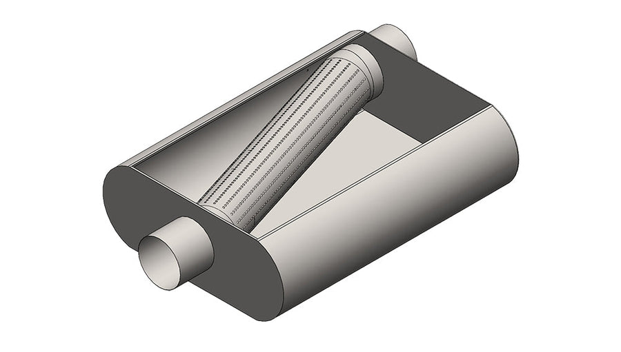 Speed Engineering Street Series Muffler 3" Inlet 14" 25-1102