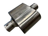 Speed Engineering Race Series Muffler 2.5" Center Inlet Center Outlet 25-1104
