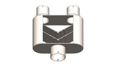 Speed Engineering Race Series Muffler 3" Center Inlet Dual 2.5" Outlets 25-1106