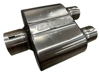Speed Engineering Race Series Muffler 3" Center Inlet Dual 2.5" Outlets 25-1106