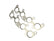 Speed Engineering 2011-2023 Ford Coyote 5.0 Engine Exhaust Manifold Gaskets 25-1158