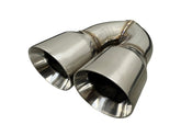 Speed Engineering Stainless 3" Dual Exhaust Tips — Equal Length | 4" Tip Diameter | 11" Length | 25-1215