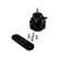 Universal Adjustable Fuel Pressure Regulator Inlet 2 x -6AN (9/16-18) Outlet -6AN Gauge Port 1/8 Inch NPT Black AEM Electronics