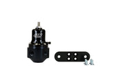 Hi-Cap Universal Adjustable Fuel Pressure Regulator Inlet 2 x -6AN (9/16-18) Outlet -6AN Gauge Port 1/8 Inch NPT Black AEM Electronics