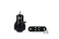 Hi-Cap Universal Adjustable Fuel Pressure Regulator Inlet 2 x -6AN (9/16-18) Outlet -6AN Gauge Port 1/8 Inch NPT Black AEM Electronics