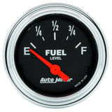 AutoMeter Traditional incandescent lighting illuminates around the perimeter of the dial 2516