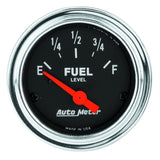 AutoMeter Traditional incandescent lighting illuminates around the perimeter of the dial 2517