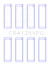 King Subaru EJ20/EJ22/EJ25 (Suites 52mm Journal Size) Tri-Metal Perf Rod Bearing Set - Size +.026mm