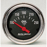 AutoMeter Traditional incandescent lighting illuminates around the perimeter of the dial 2542