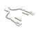 MagnaFlow Axle-Back, SS, 2.5in, Quad Split Rear 3.5in Tip 2015 Dodge Challenger 3.6L V6