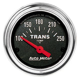 AutoMeter Traditional incandescent lighting illuminates around the perimeter of the dial 2552